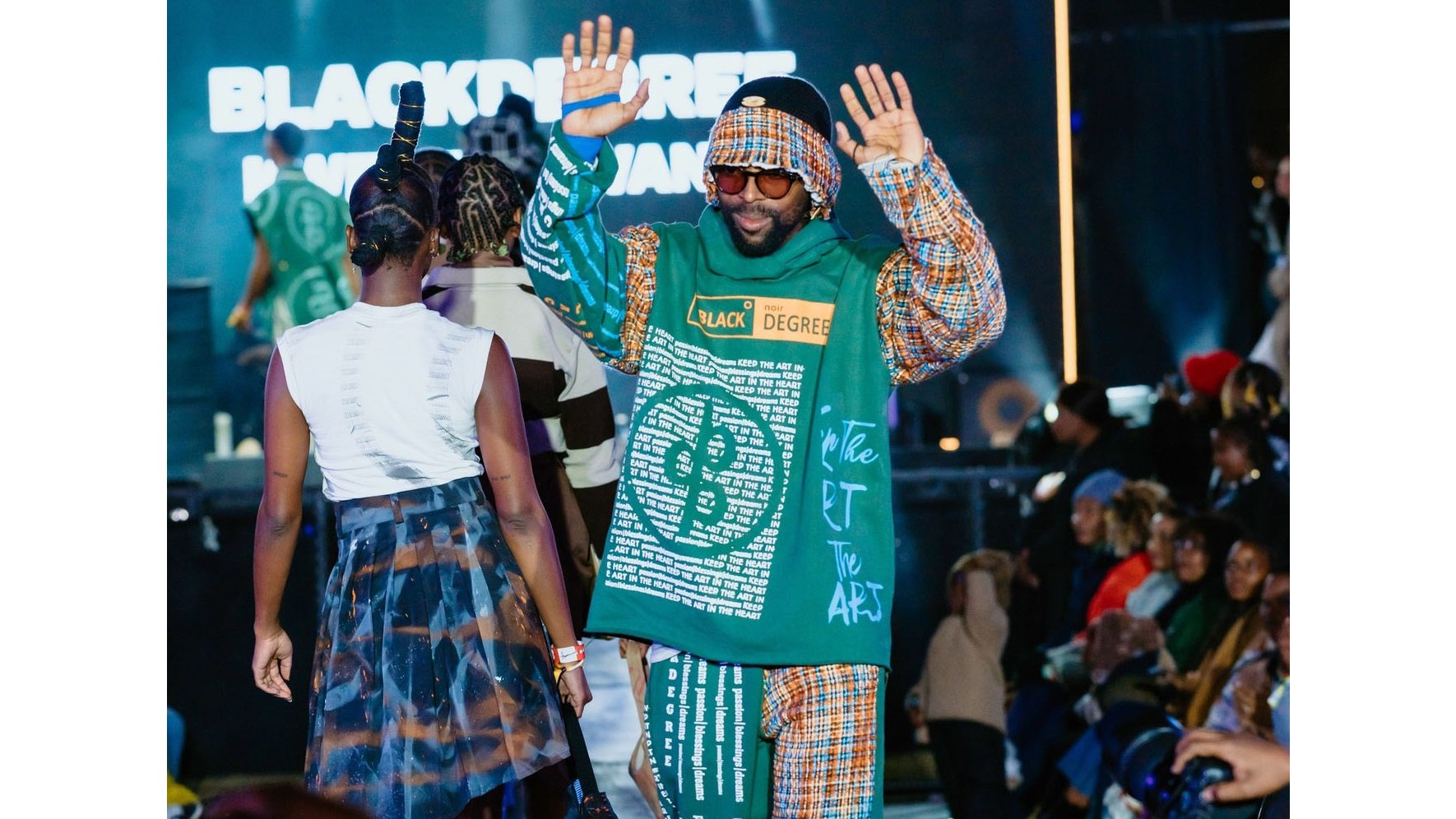 Each piece by Black Degree embodied a powerful message: ‘We are our biggest currency, invest in yourself without excuses, without waiting for permission’.